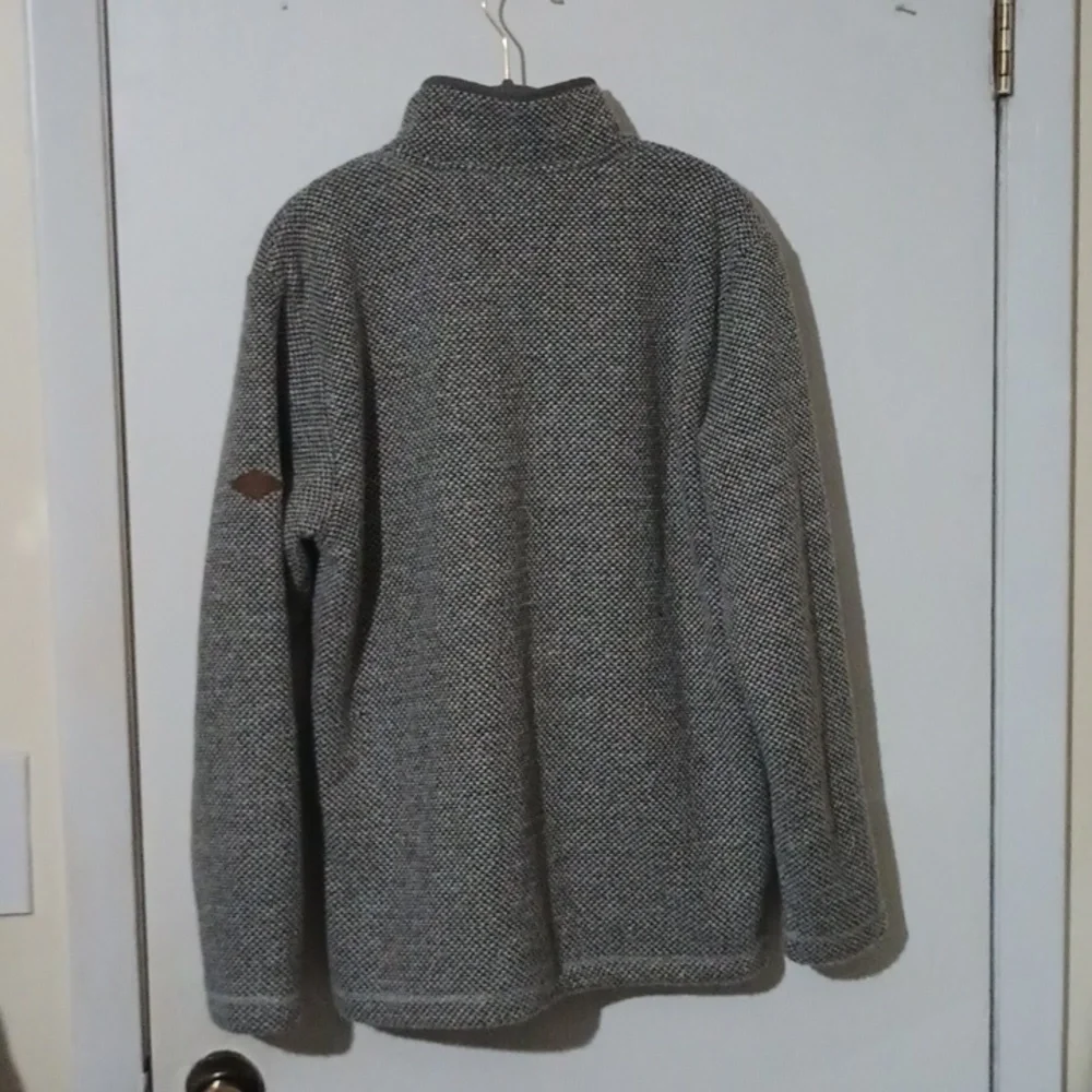 Orvis Men's Quarter Zip High Neck Sherpa Lined Pullover Size Medium